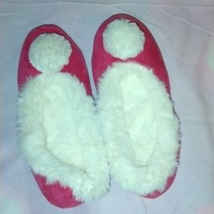 New Pink Slippers NWOT